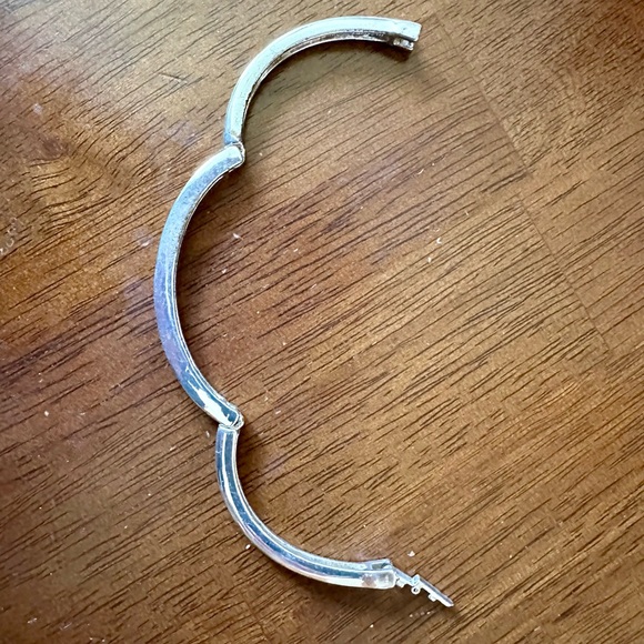 Silvertone Avon CZ Pave Diamond Bracelet - Picture 4 of 10